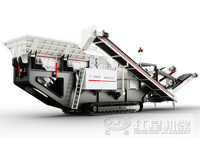 履帶式移動(dòng)破碎機(jī)——履帶液壓驅(qū)動(dòng)，一體化作業(yè)效率更高