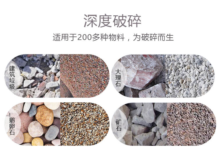 移動制砂打砂機(jī)可適用物料