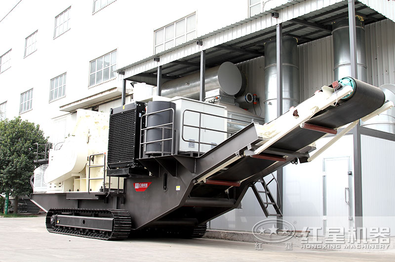 無聲無塵大型移動石子破碎機