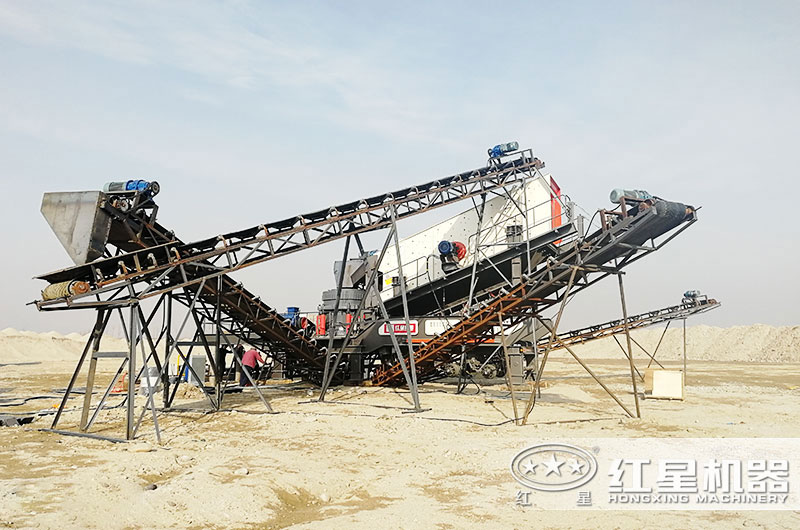 鋼筋混凝土破碎用什么機(jī)器？建筑垃圾移動(dòng)破碎站剛剛好